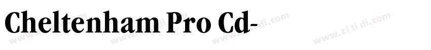 Cheltenham Pro Cd字体转换 Cheltenham Pro Cd字体转换